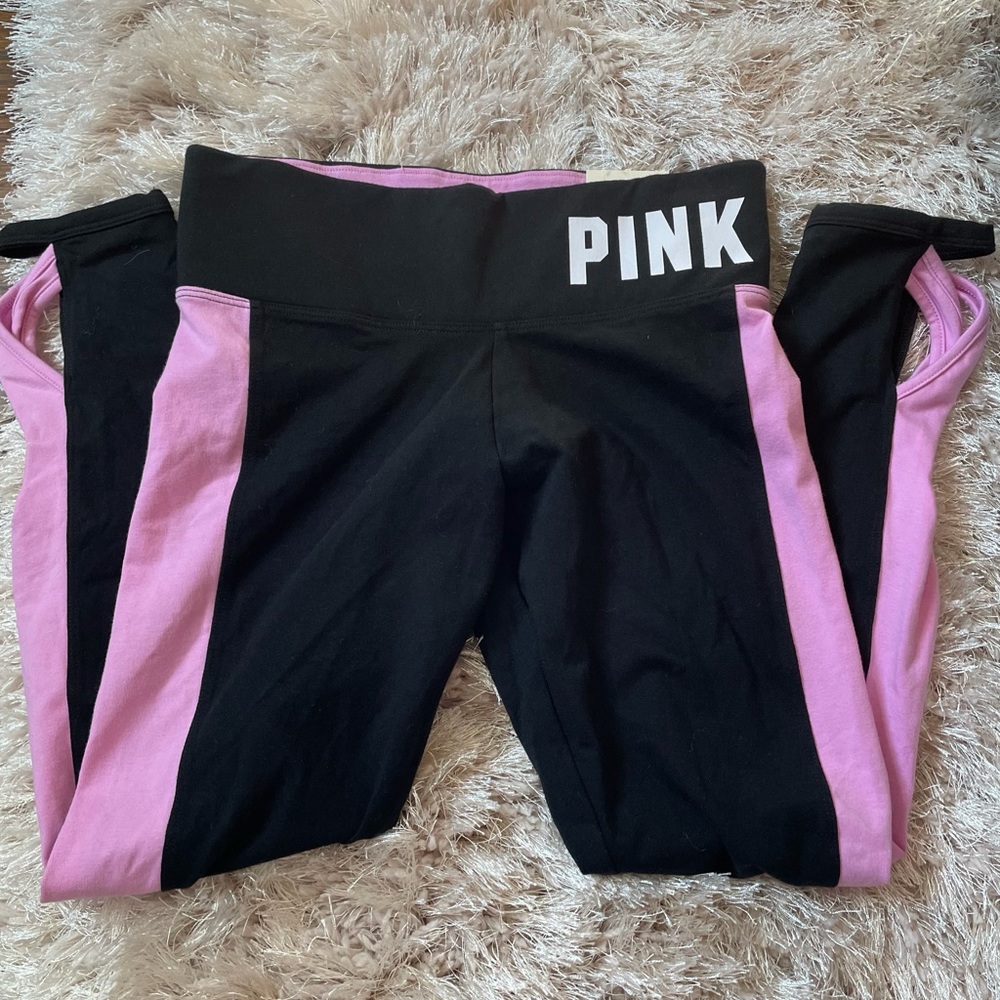 PINK yoga ankle leggings